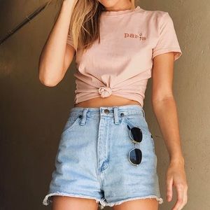Jaime Rose Top Embroidery Top Brandy Melville